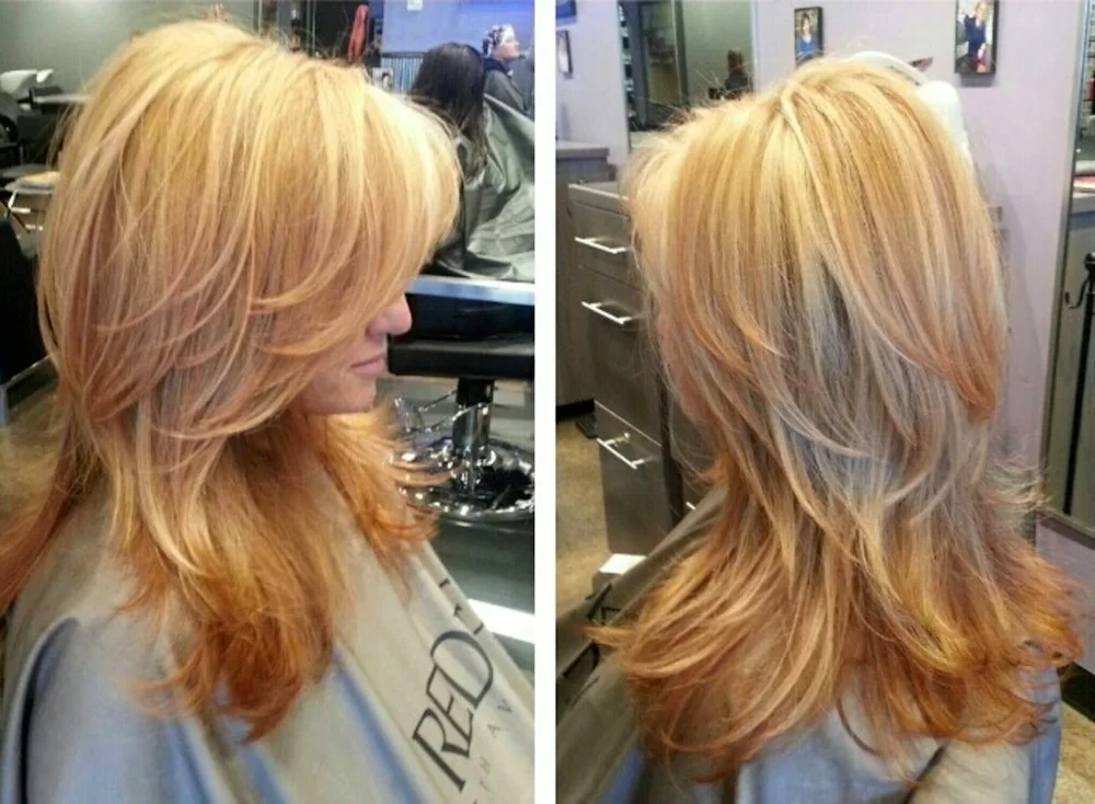 Aurora Cascade haircut back view