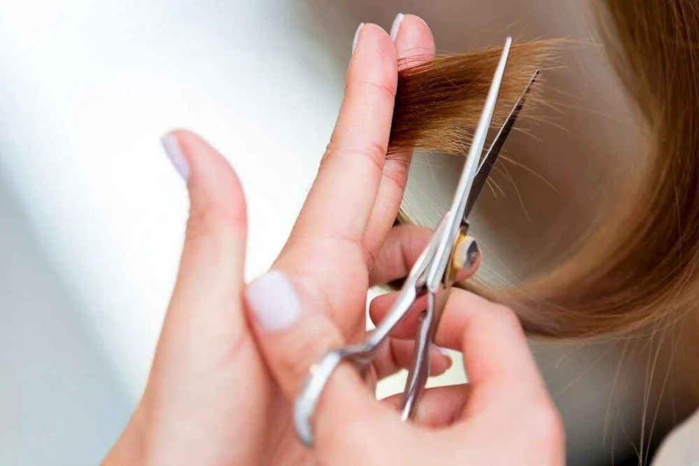 Hair ends haircut