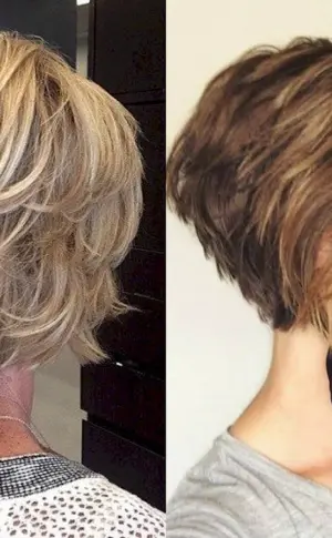 Layered short Bob