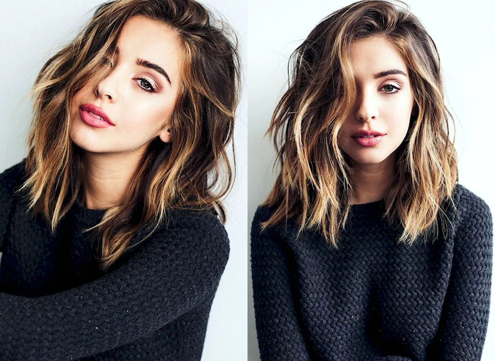 Contouring hair colouring
