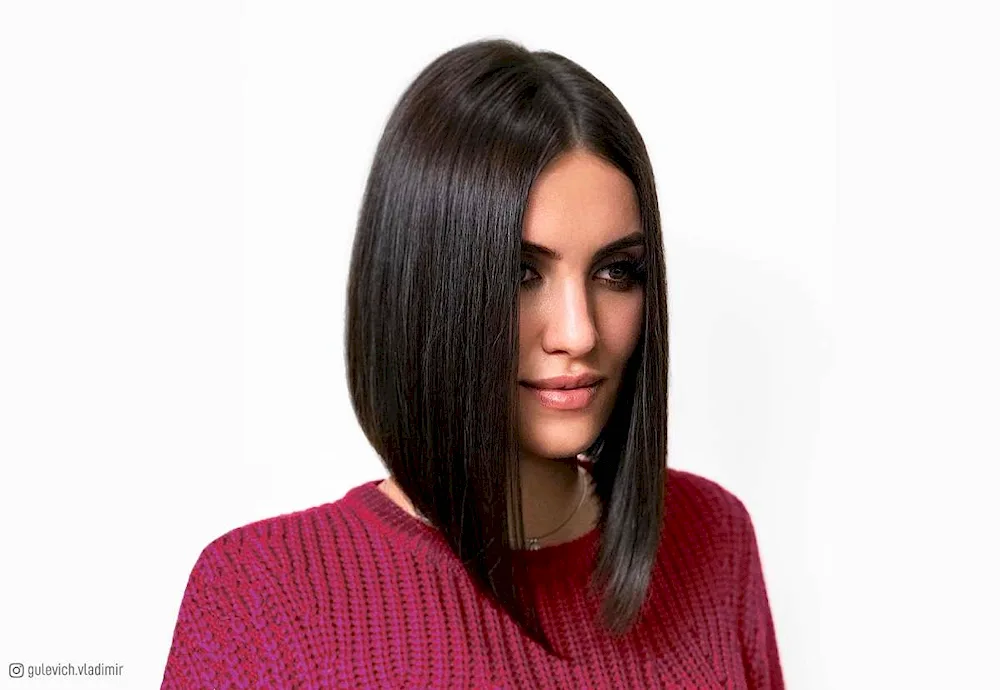 Lob long-bob haircut