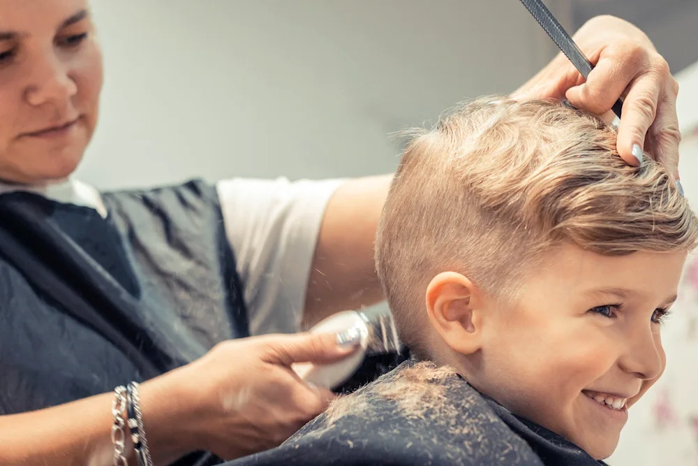 Half-box haircut for boys 15 years old