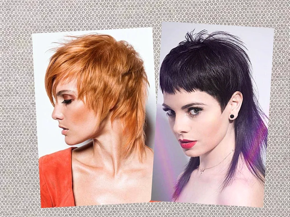 Long Bob Gavroche haircut for medium hair