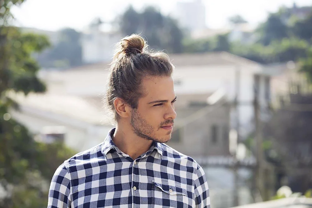 Johnny Depp top knot