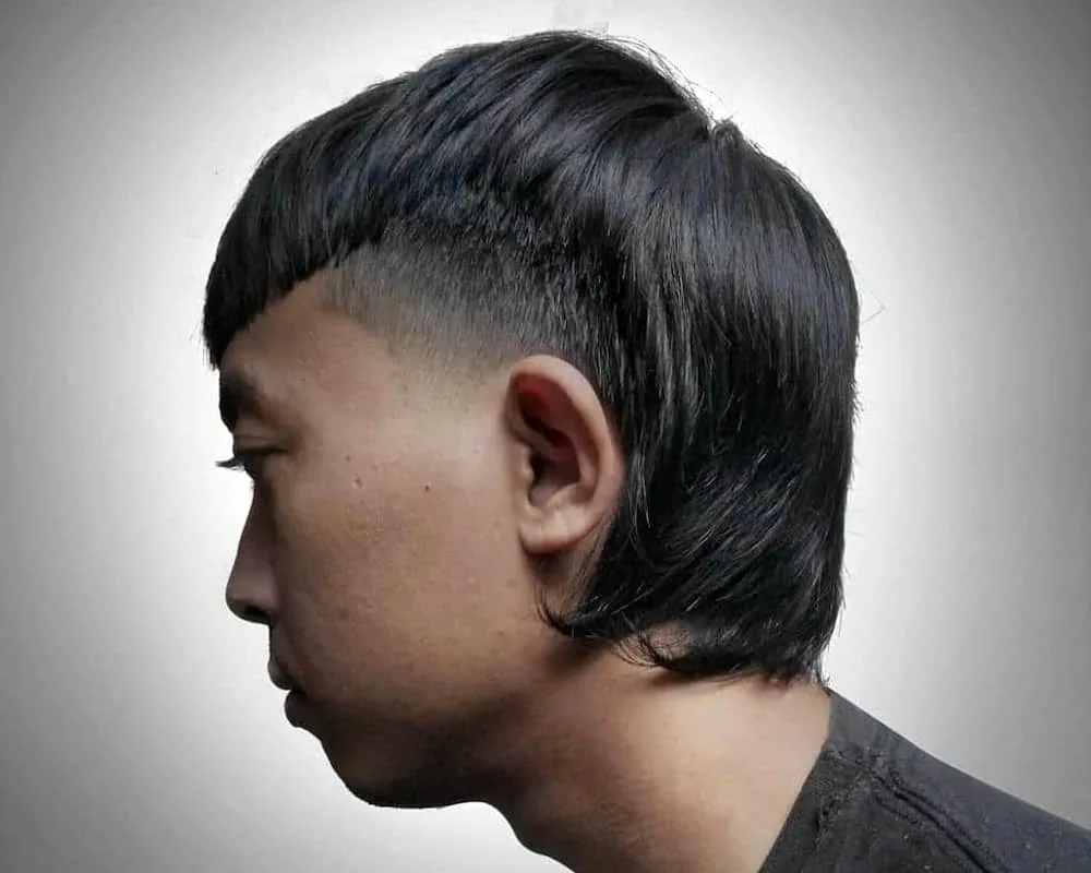 Modern Mullet haircut