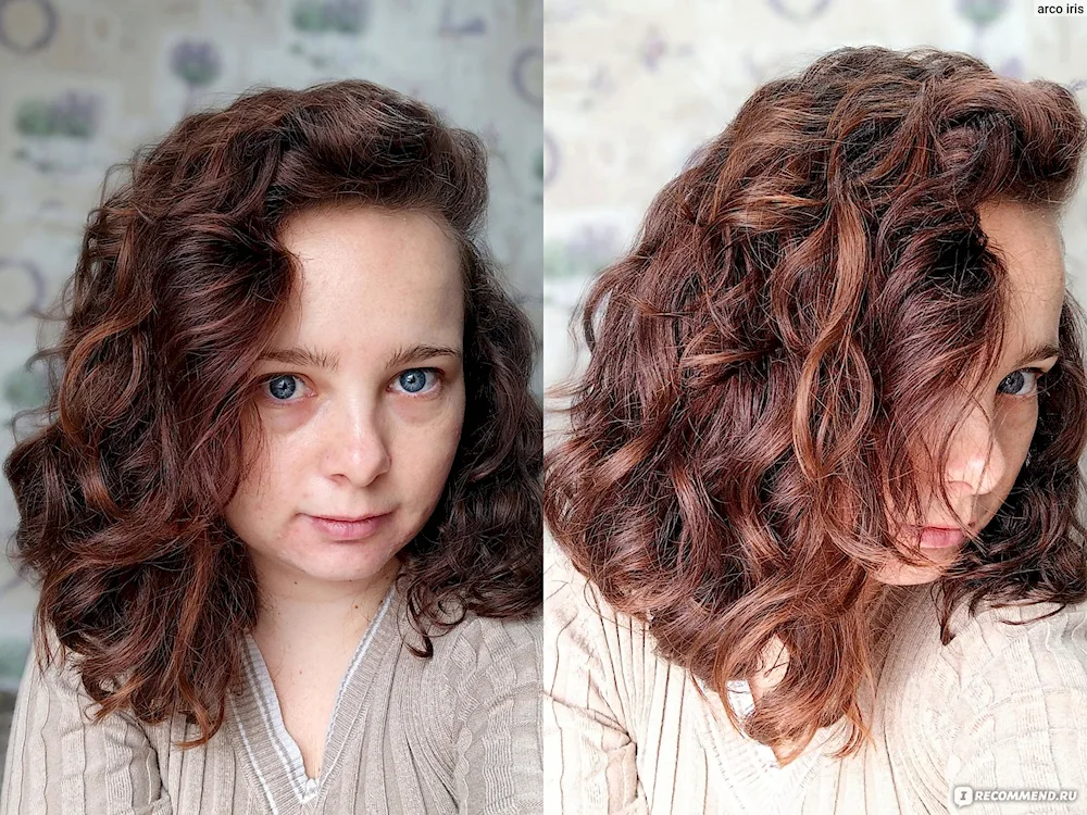 Thick porous wavy hair haircut