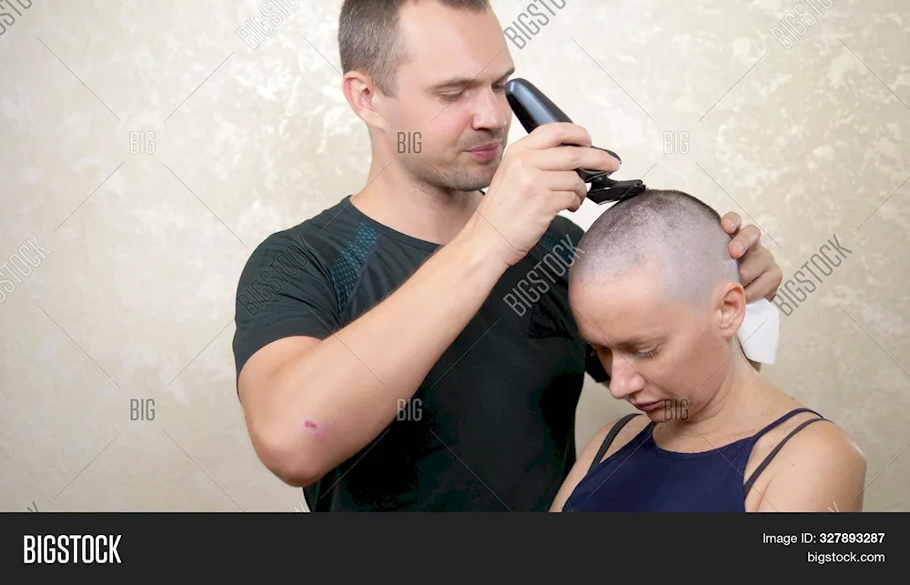 Men's nude haircut