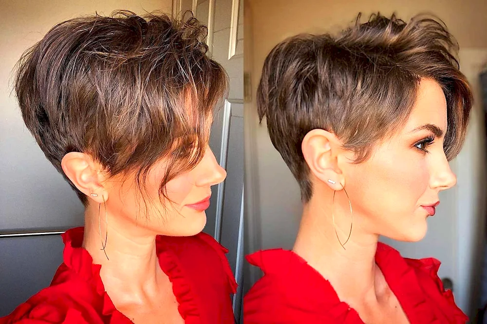 Pixie haircut