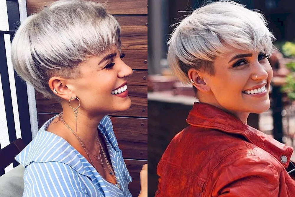 Women's short hair Pixie Bob