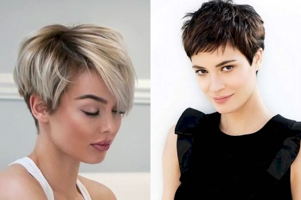 Pixie haircut Garson