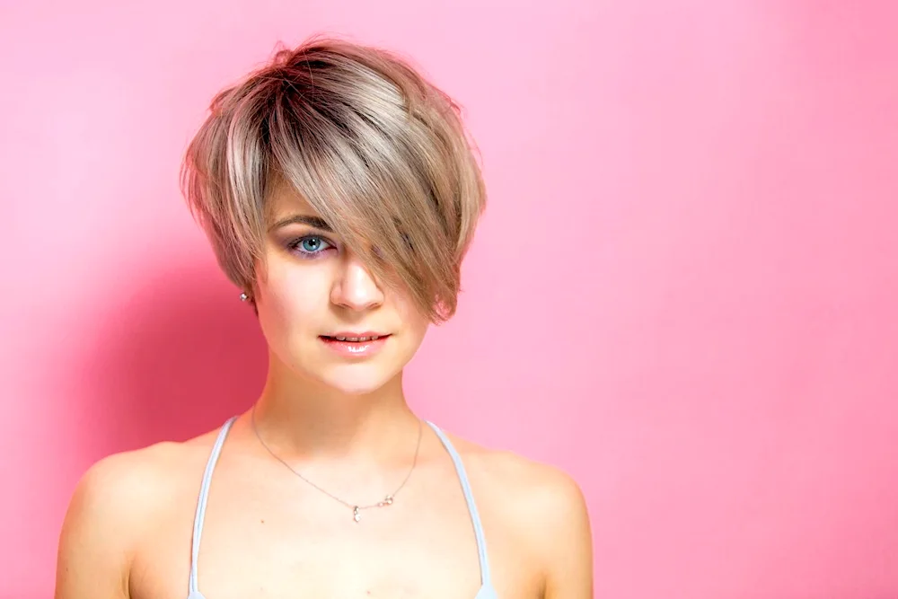 Pixie cascade haircut