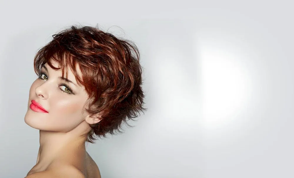 Pixie haircut for curly hair