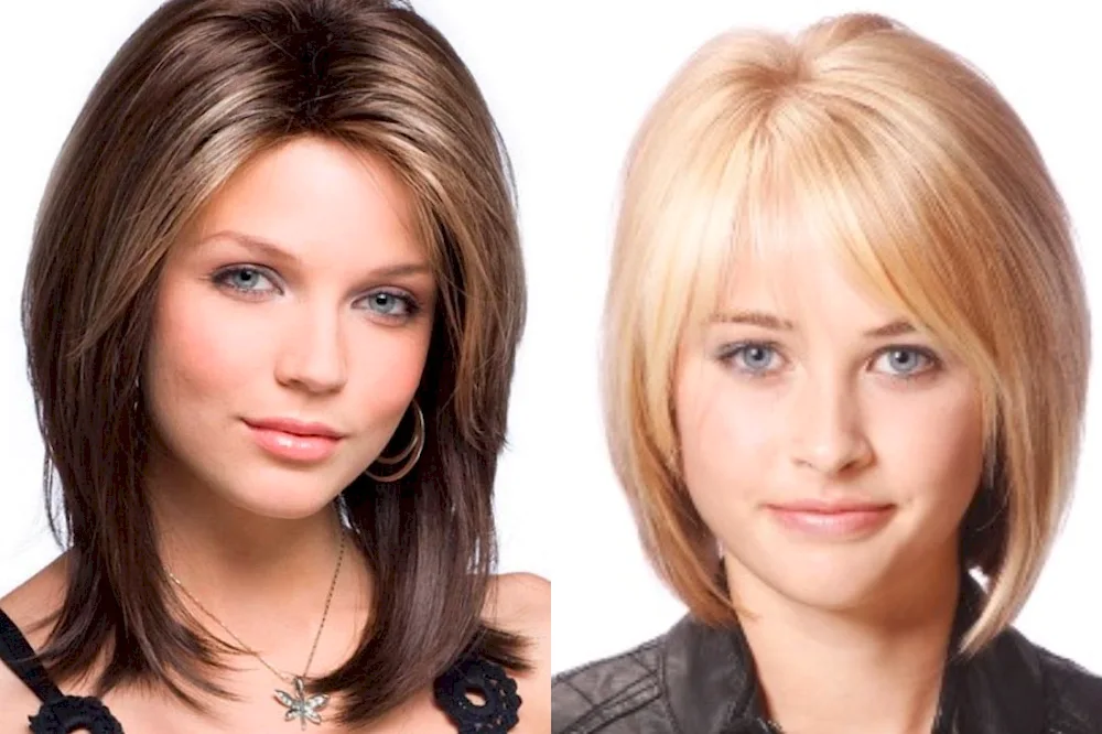 Haircuts for square face for women