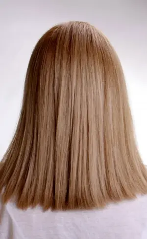Semicircle haircut for long hair