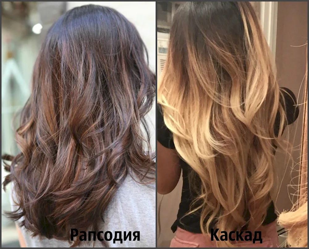 Cascade rhapsody haircut for long hair without bangs