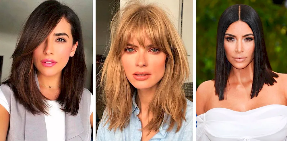 Nina Dobrev fringes curtain haircut