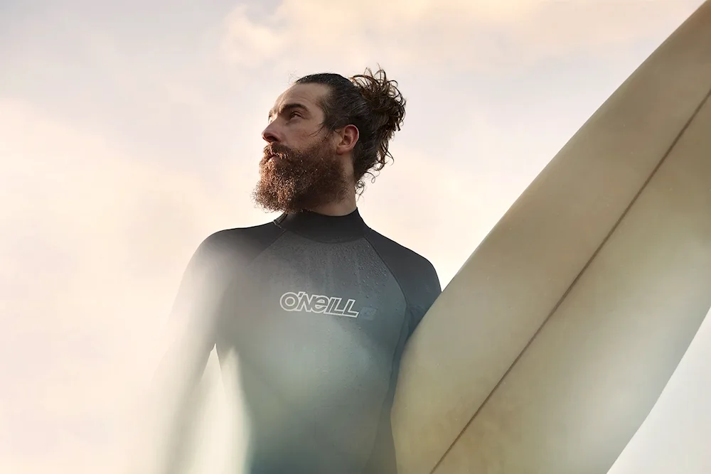Surfer's haircut