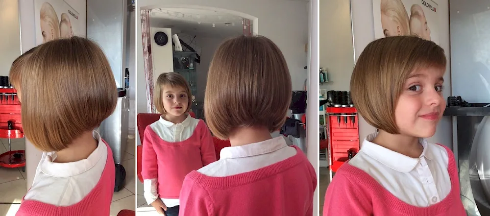 Session haircut for a child