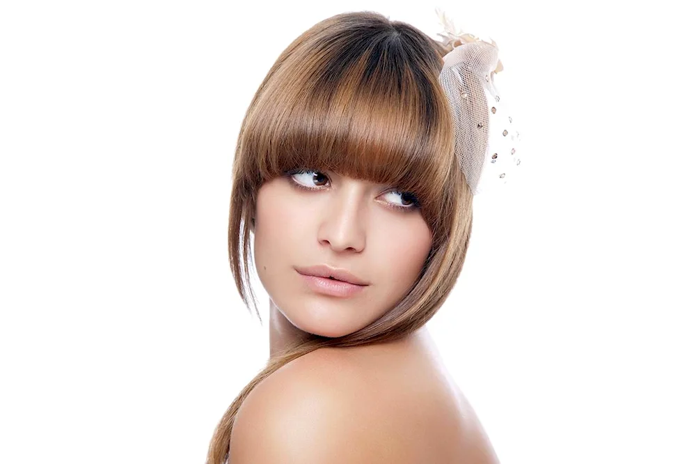 Foxtail haircut for rectangular face