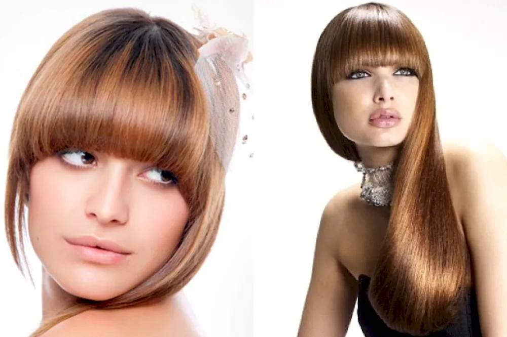 Sesson Cascade haircut with bangs