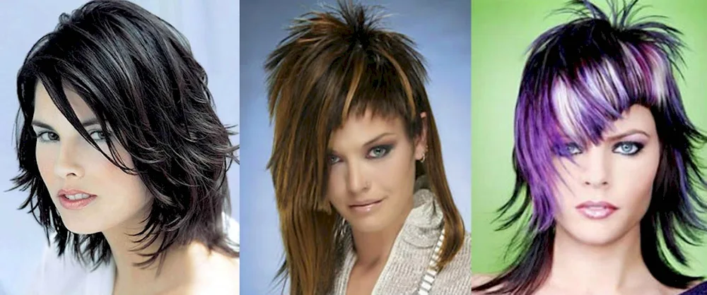 Gradirovannoe Cascade haircut