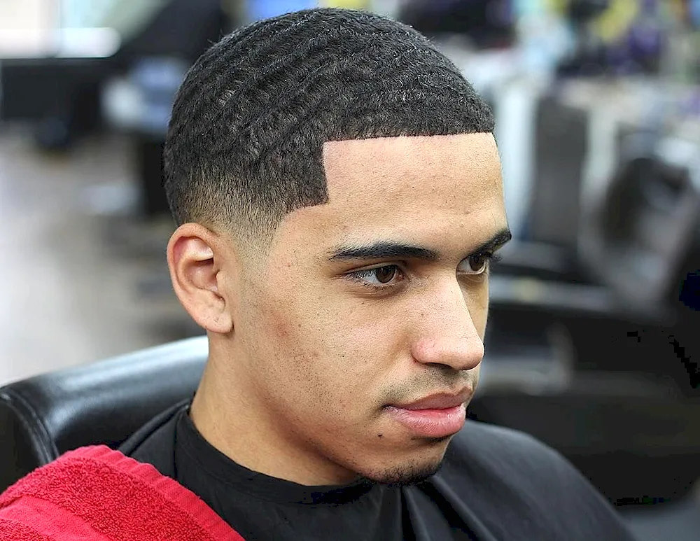Caesar fade haircut