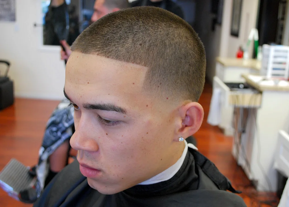Caesar Fade haircut