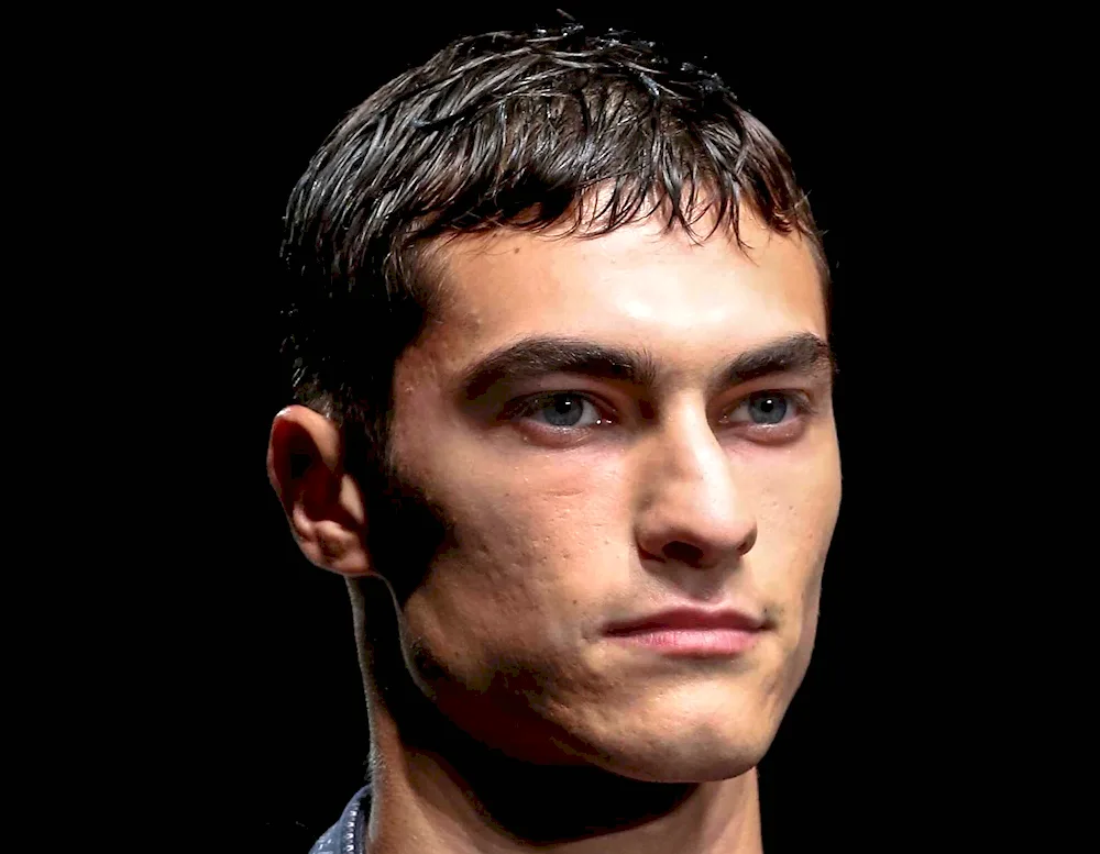 Fade cropped haircut
