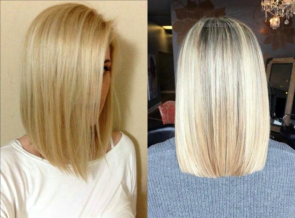 Long bob haircut