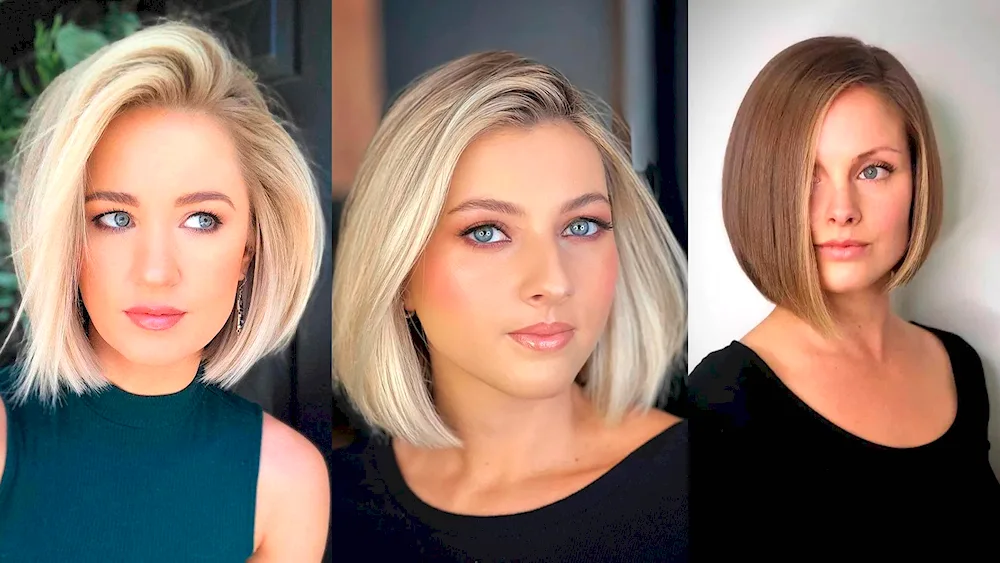 Long bob asymmetry haircut