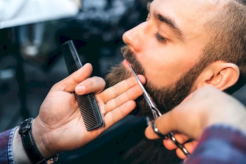 Mustache haircut