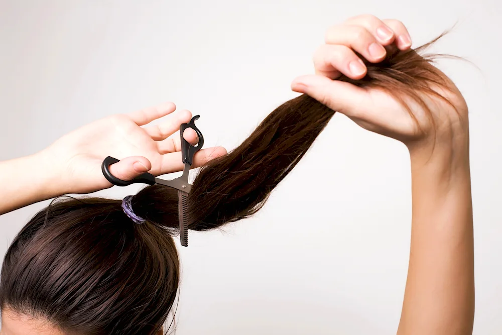 Cutting hair