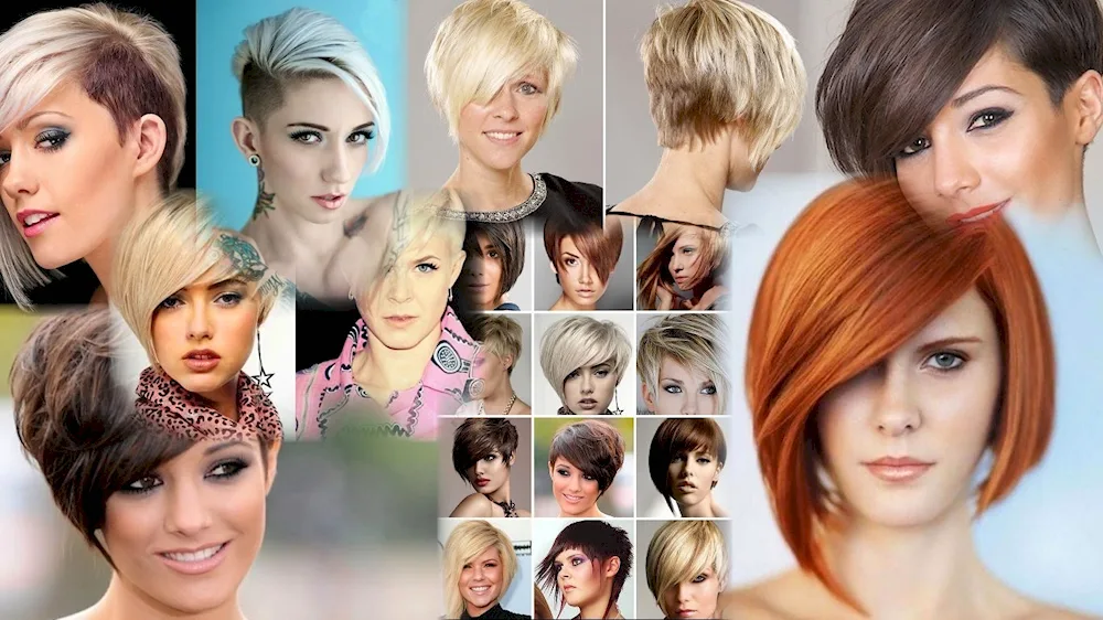 Bob-Pixie with asymmetry haircut