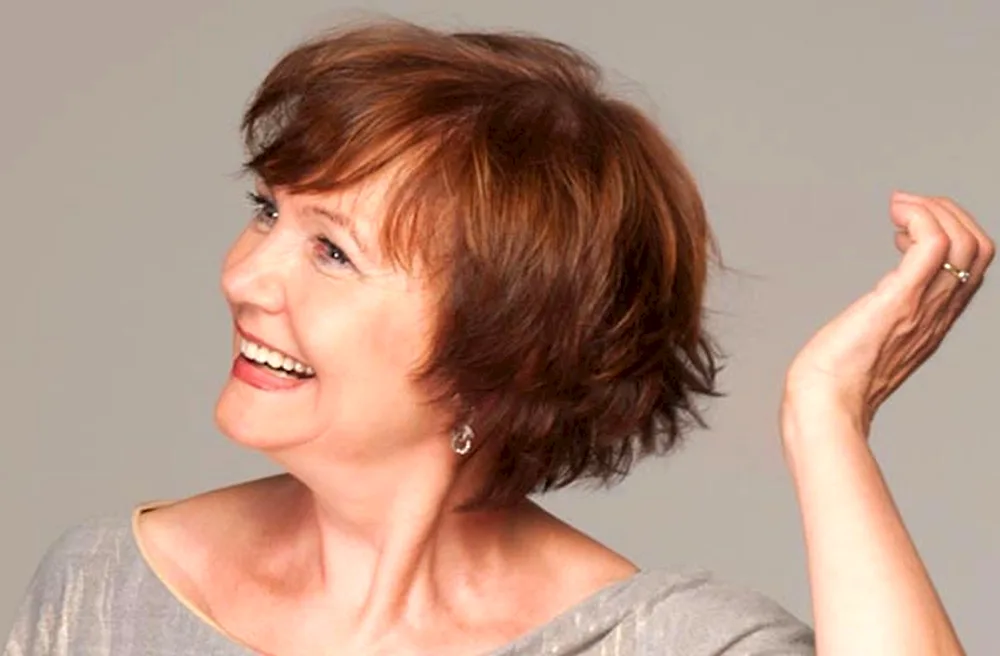 Bob cut for women after 60