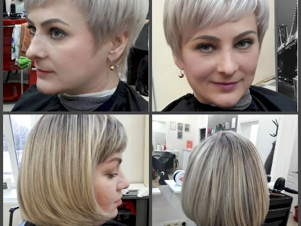 Bob Pixie Cascade haircuts