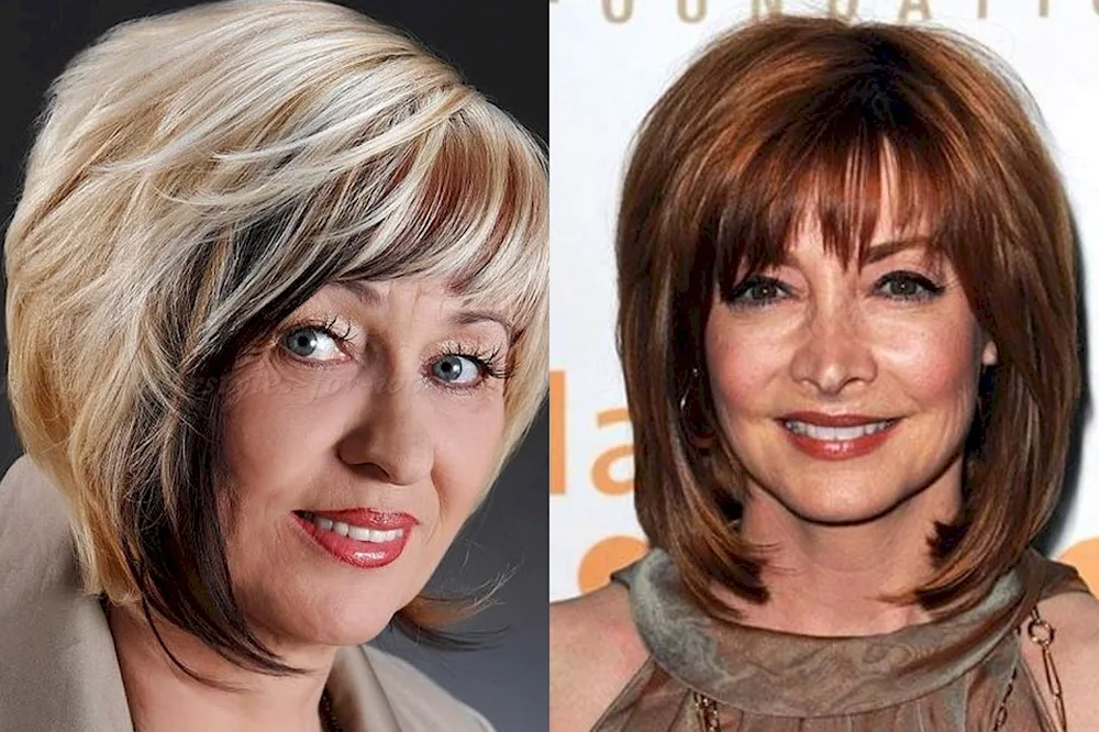 Garson Bob haircut for women after 50