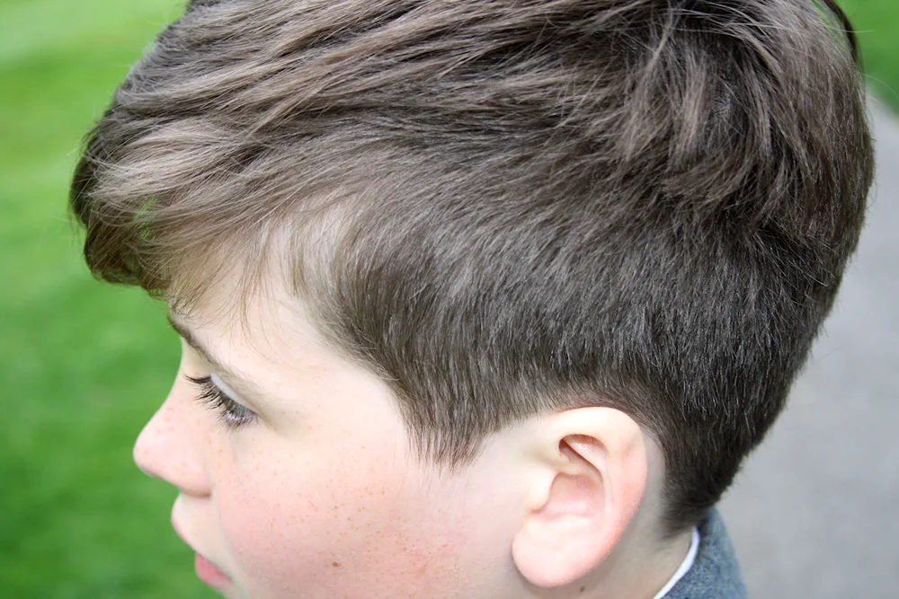 Sporty Canadian haircut for boys