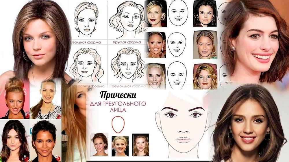 Hairstyles for the oval face