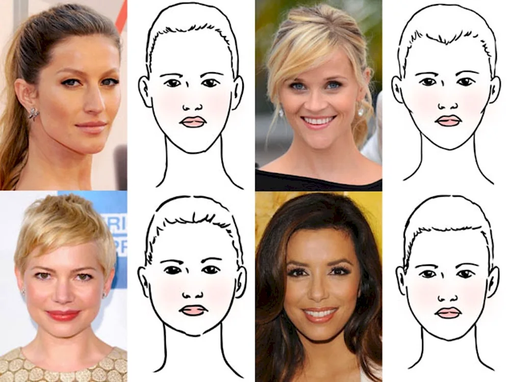 Hairstyles for an oval face