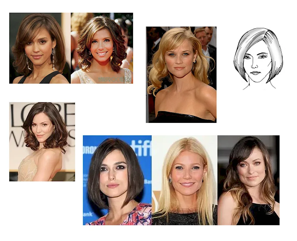 Haircuts for oval face shape