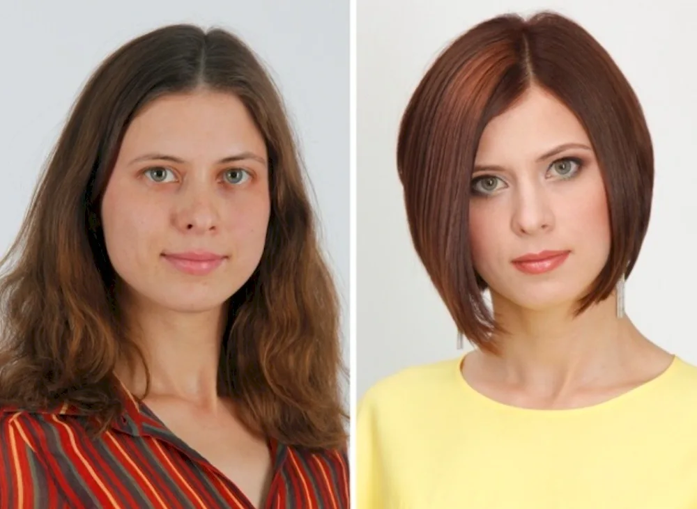 Facial framing haircuts