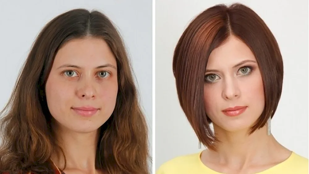 Haircuts before and after