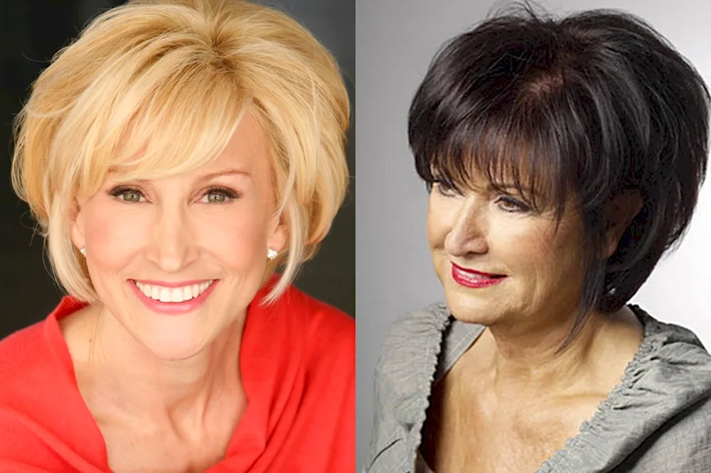 Garson Bob haircut for women after 50