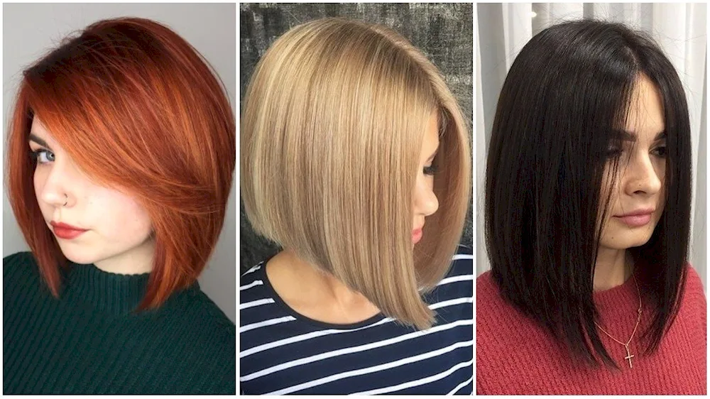 Balayage blonde bob