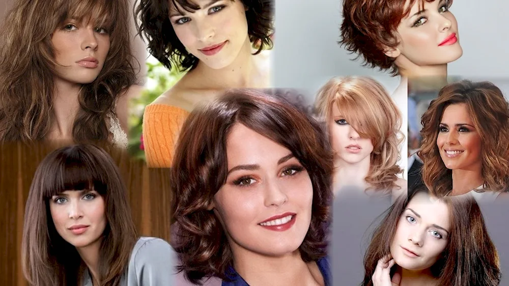 Thick porous wavy hair haircut Porous hair