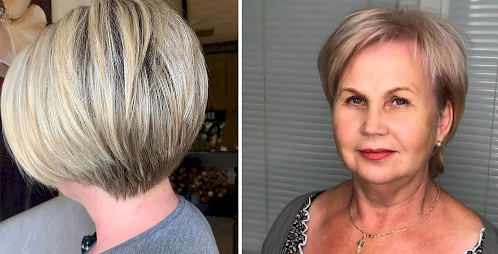 Short hair haircuts for women over 50