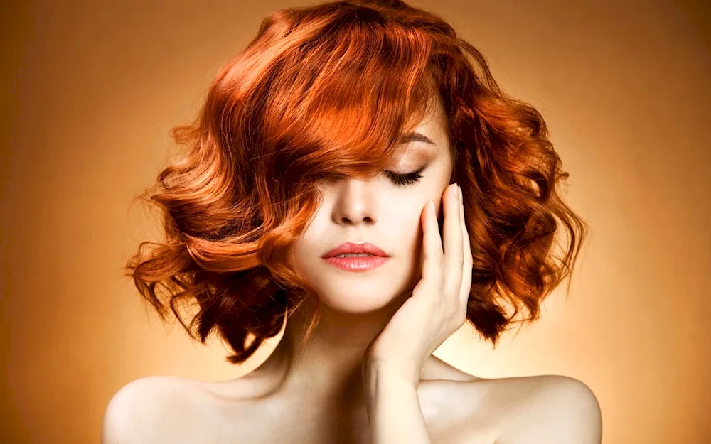 Redhead short hair