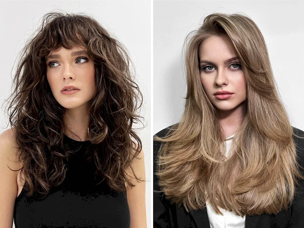 Forestyle cascade haircut filleting