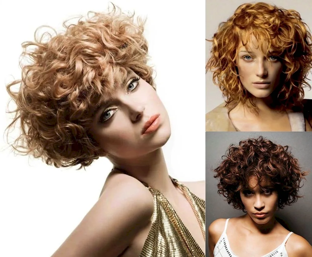 Curly haircuts with perms