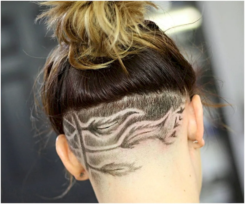 Patterned haircuts for women
